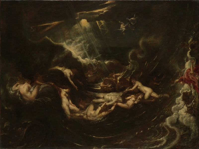 Hero und Leander - Peter Paul Rubens
