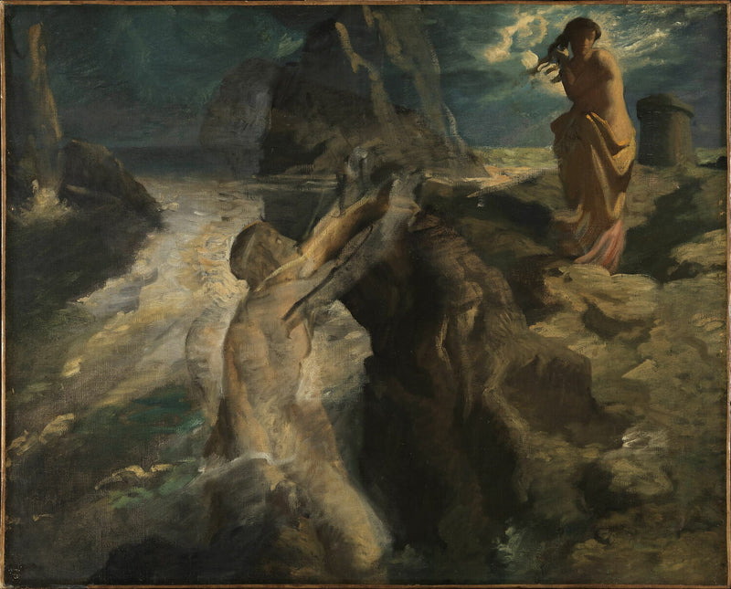 Héro und Léandre - Théodore Chassériau