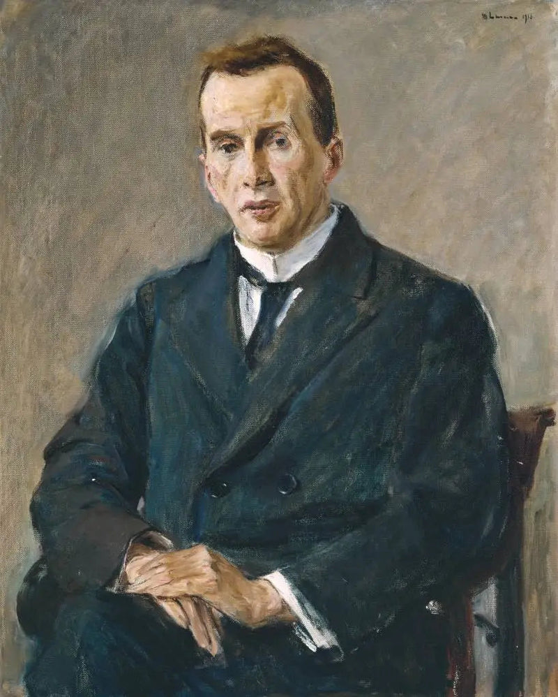 Herrenporträt Professor Cassirer - Max Liebermann