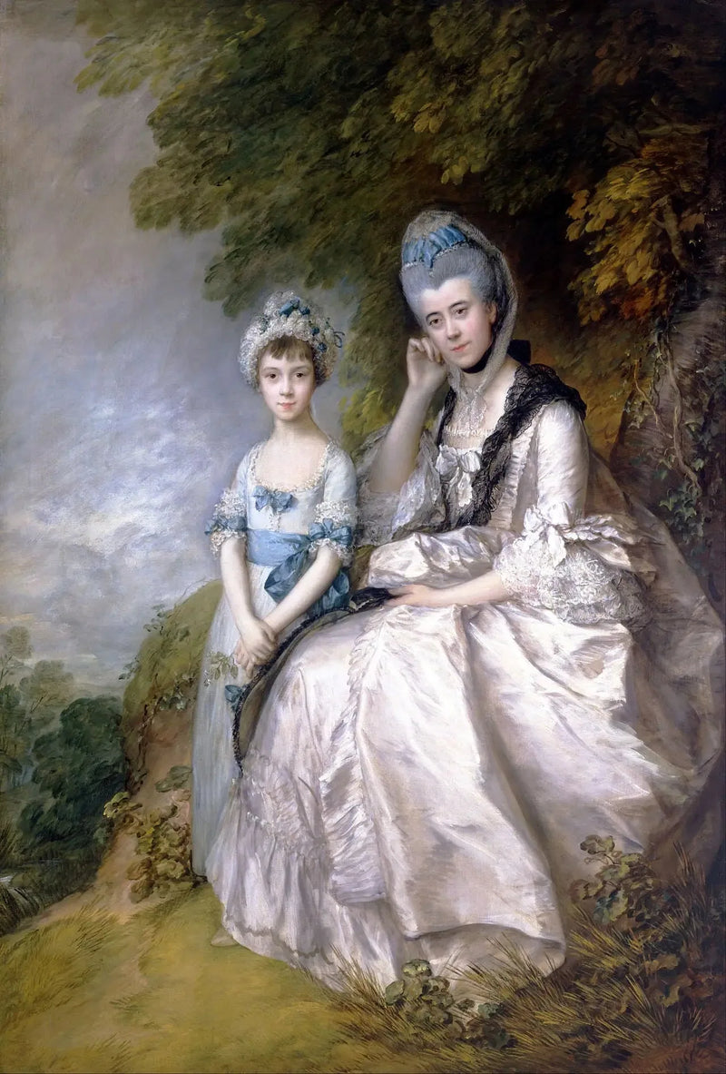 Hester, Gräfin von Sussex, und ihre Tochter, Lady Barbara Yelverton - Thomas Gainsborough