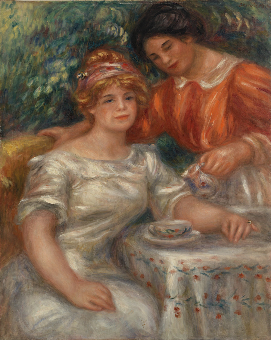 Die Teestunde - Pierre-Auguste Renoir