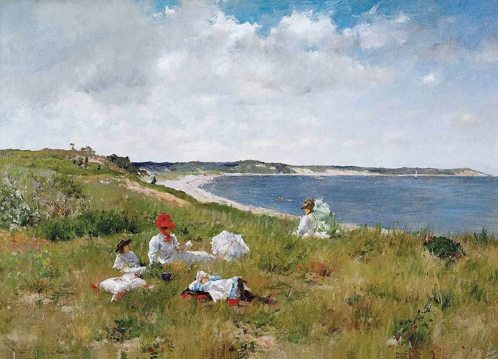 Heures d'inactivité - William Merritt Chase image 1 tableau peint à l’huile sur toile