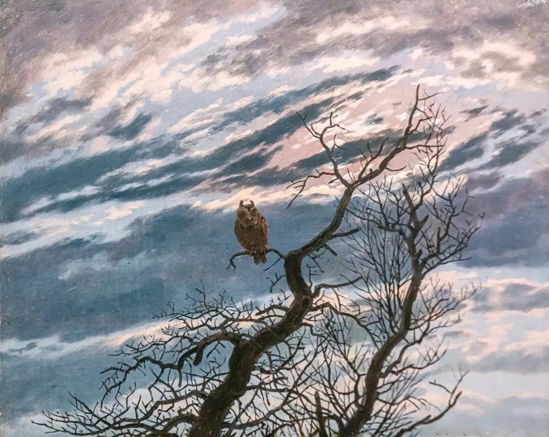 Uhu auf einem Baum - Caspar David Friedrich