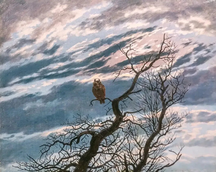 Uhu auf einem Baum - Caspar David Friedrich