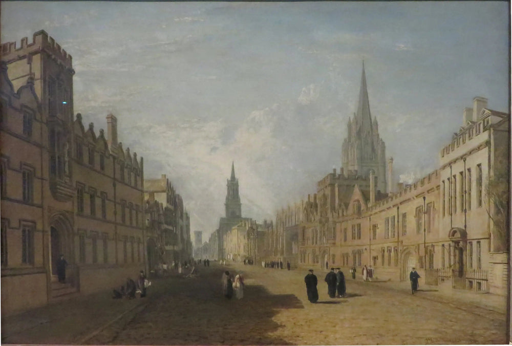 High Street, Oxford - J. M. W. Turner image 1 reproduction artisanale de tableau