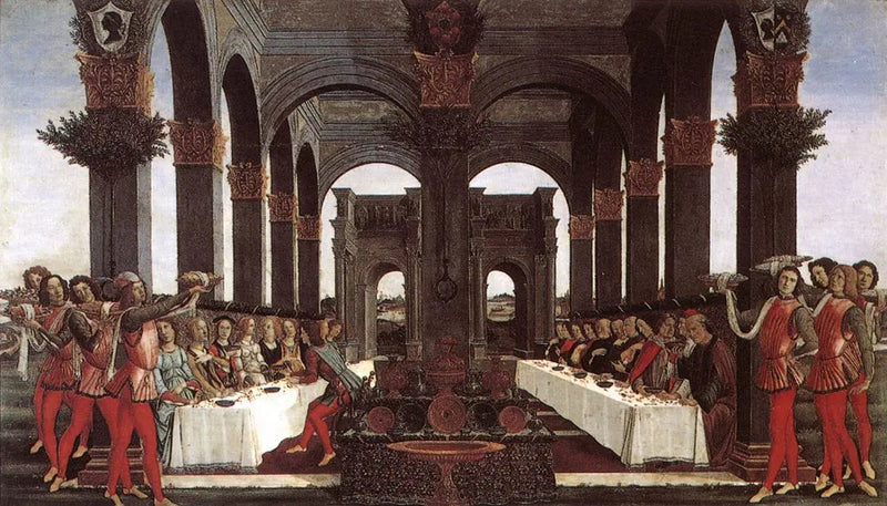 Geschichte von Nastagio degli Onesti, viertes Kapitel - Sandro Botticelli