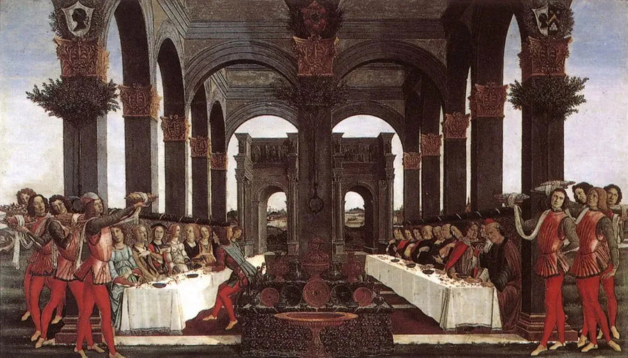 Geschichte von Nastagio degli Onesti, viertes Kapitel - Sandro Botticelli