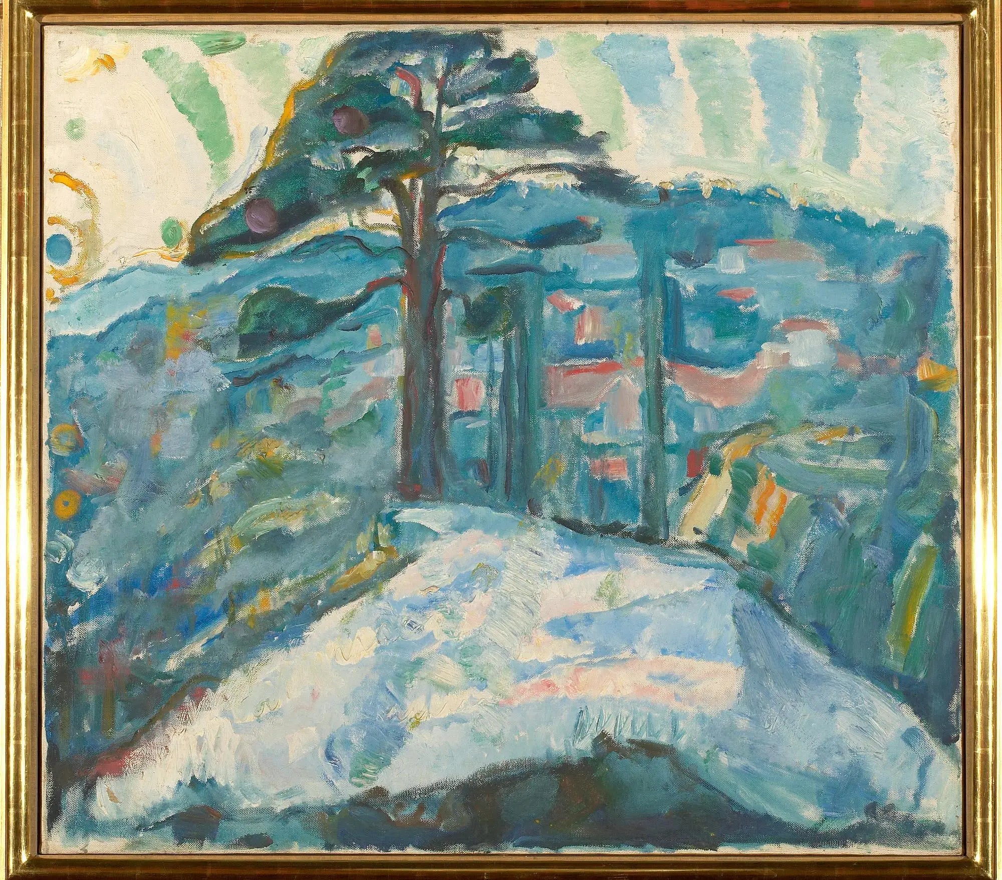 Hiver à Kragerø - Edvard Munch image 1 reproduction d’œuvre d’art à l’huile