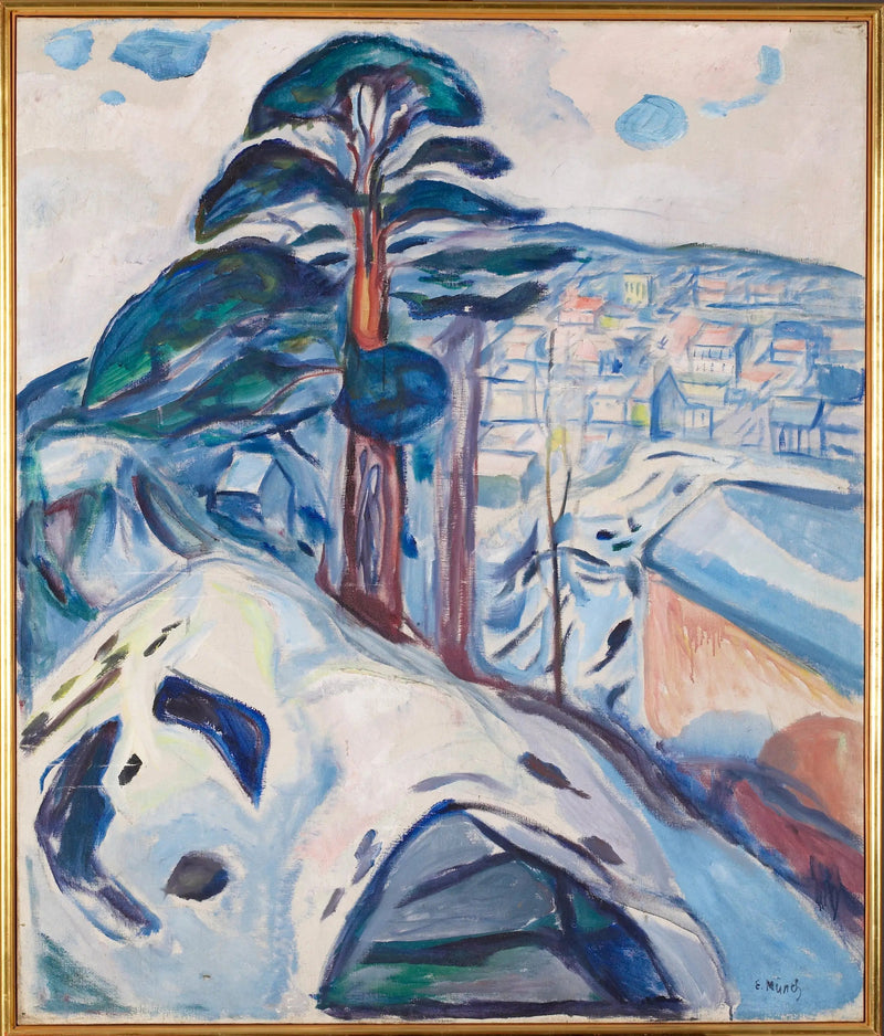 Winter in Kragerø - Edvard Munch