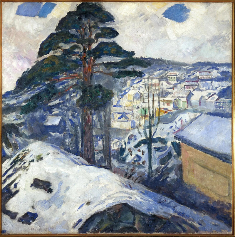 Winter in Kragerø - Edvard Munch