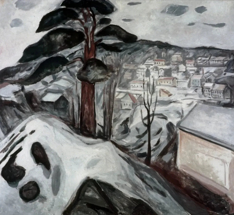 Winter in Kragerø - Edvard Munch