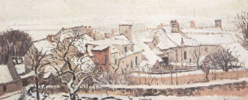 Winter - Camille Pissarro