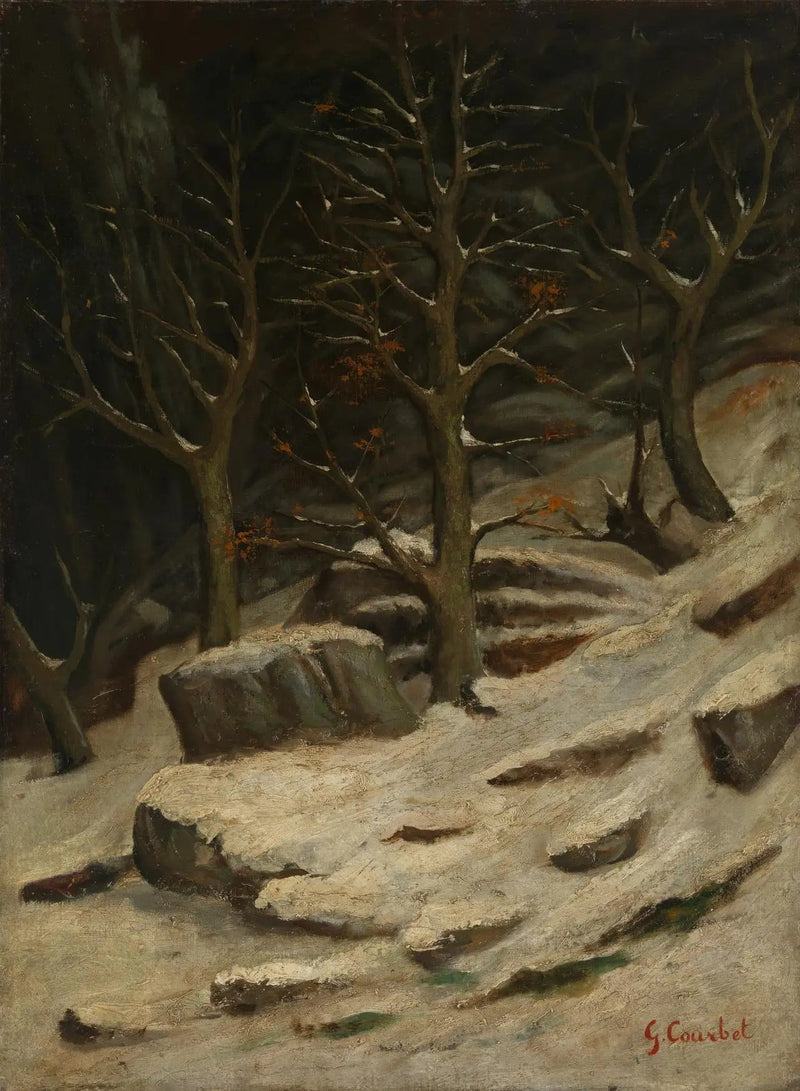 Winter - Gustave Courbet
