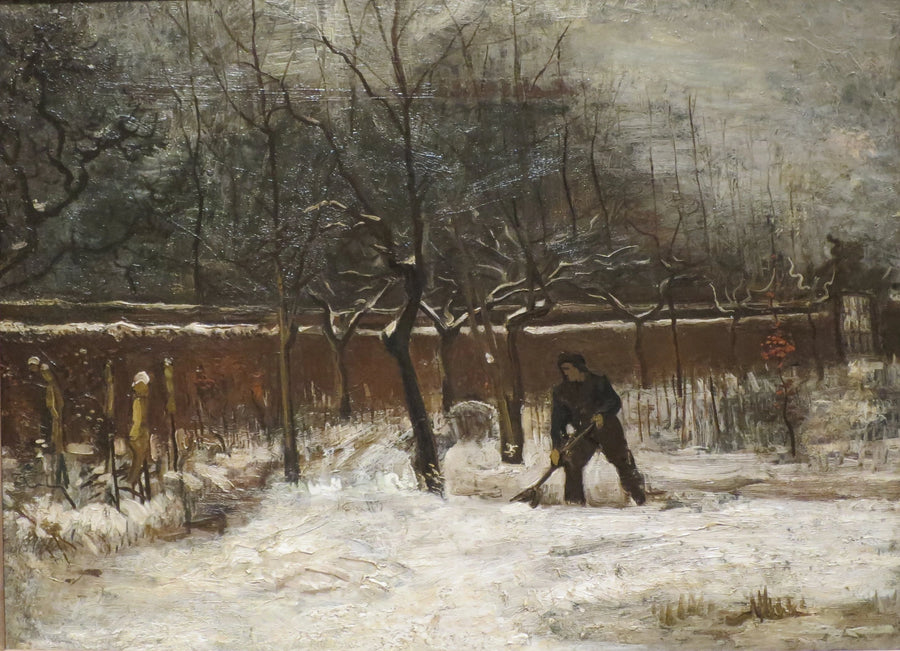 Winter (Der Pfarrgarten im Schnee) - Vincent van Gogh