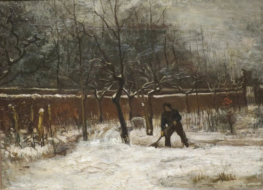 Winter (Der Pfarrgarten im Schnee) - Vincent van Gogh
