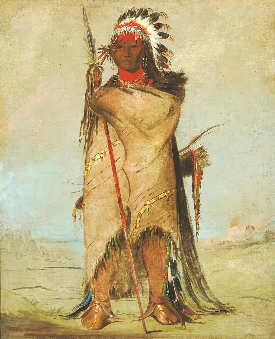 Hó-ra-tó-a, un mutiger - George Catlin