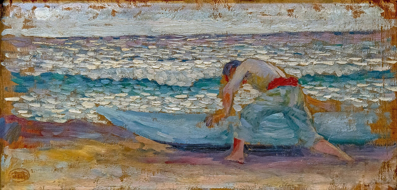 Mann mit dem Boot - Henri-Edmond Cross