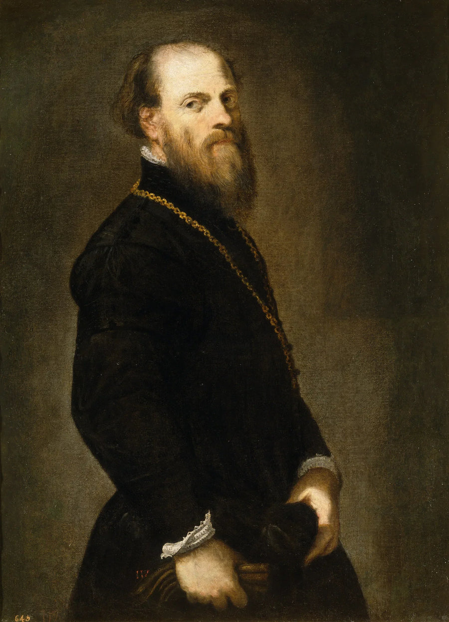 Mann an der Goldkette - Jacopo Tintoretto