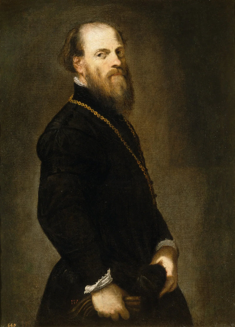 Mann an der Goldkette - Jacopo Tintoretto