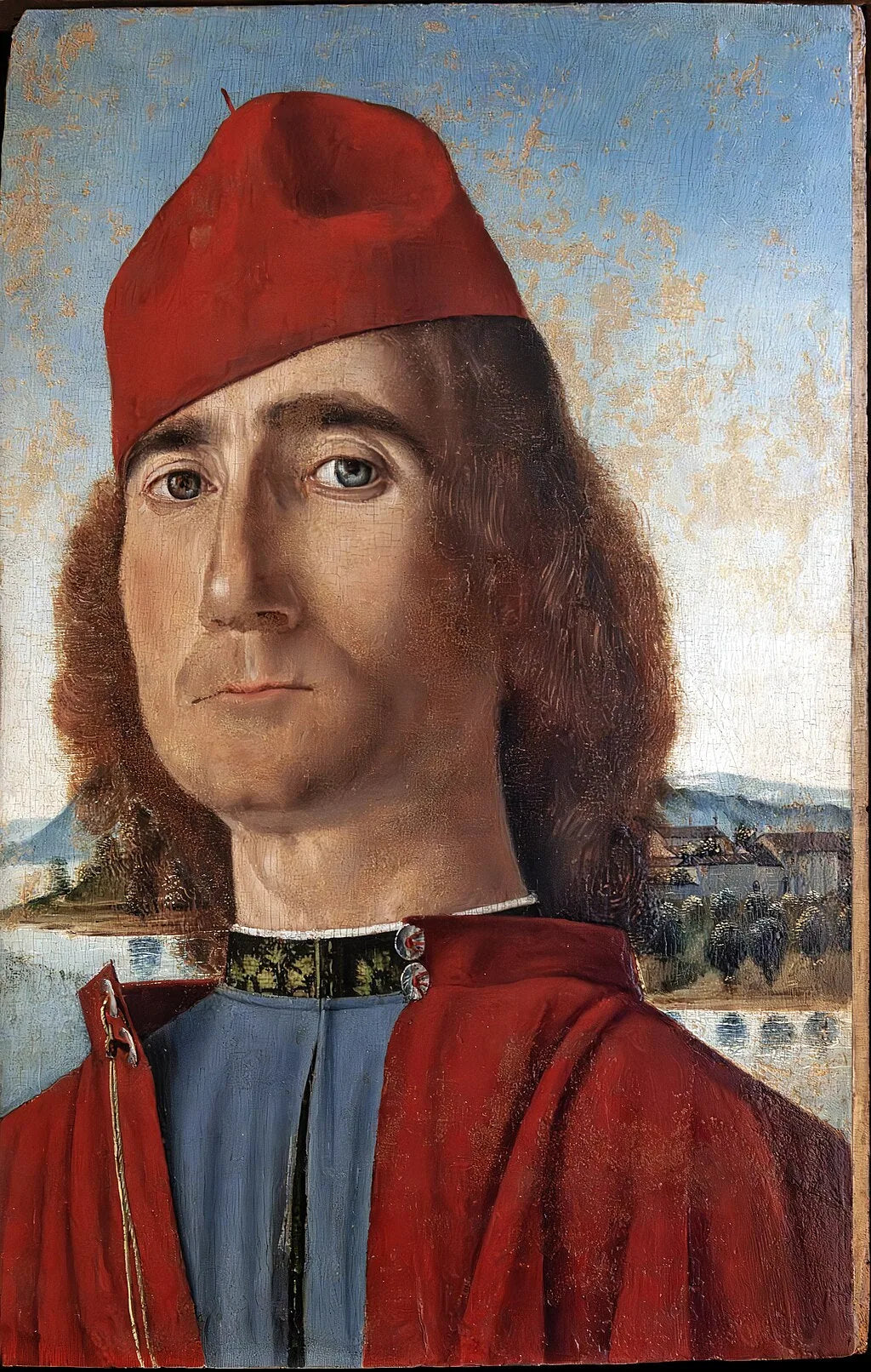 Homme au béret rouge - Vittore Carpaccio image 1 reproduction réalisée par Alpha Reproduction