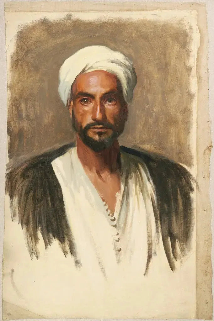 Mann mit weißem Turban - John Singer Sargent