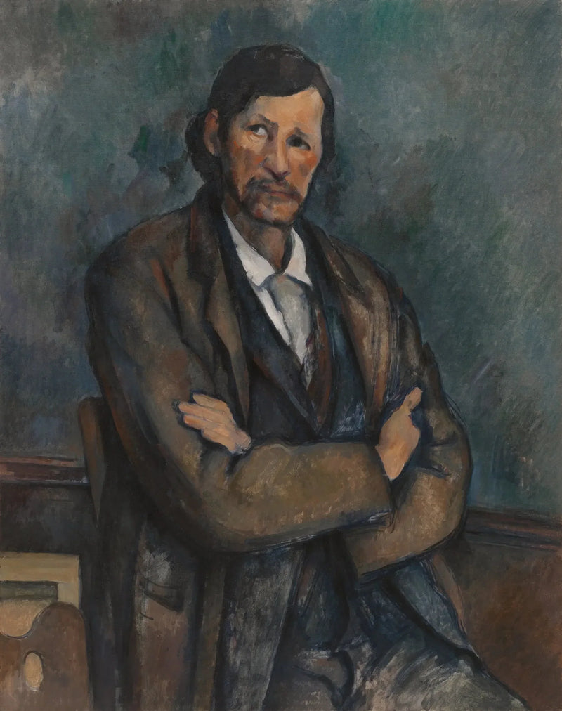 Mann mit verschränkten Armen - Paul Cézanne