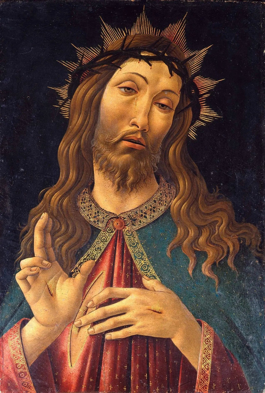 Mann der Schmerzen - Sandro Botticelli