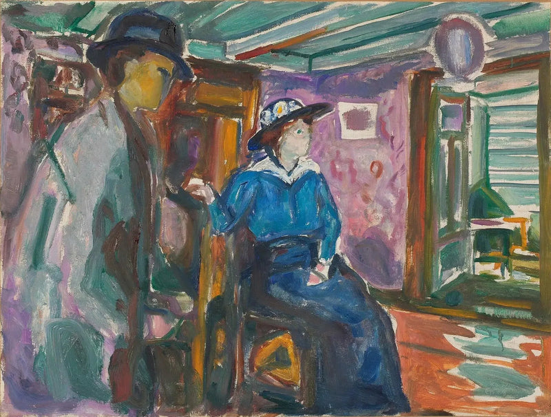 Mann und Frau - Edvard Munch