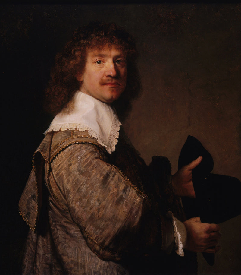 Porträt eines Mannes mit einem Hut - Rembrandt