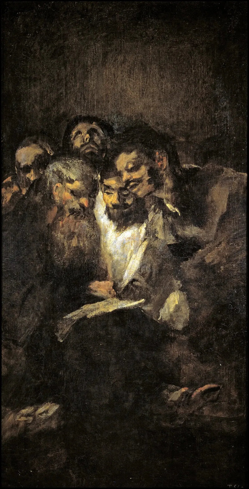 Männer beim Lesen - Francisco de Goya