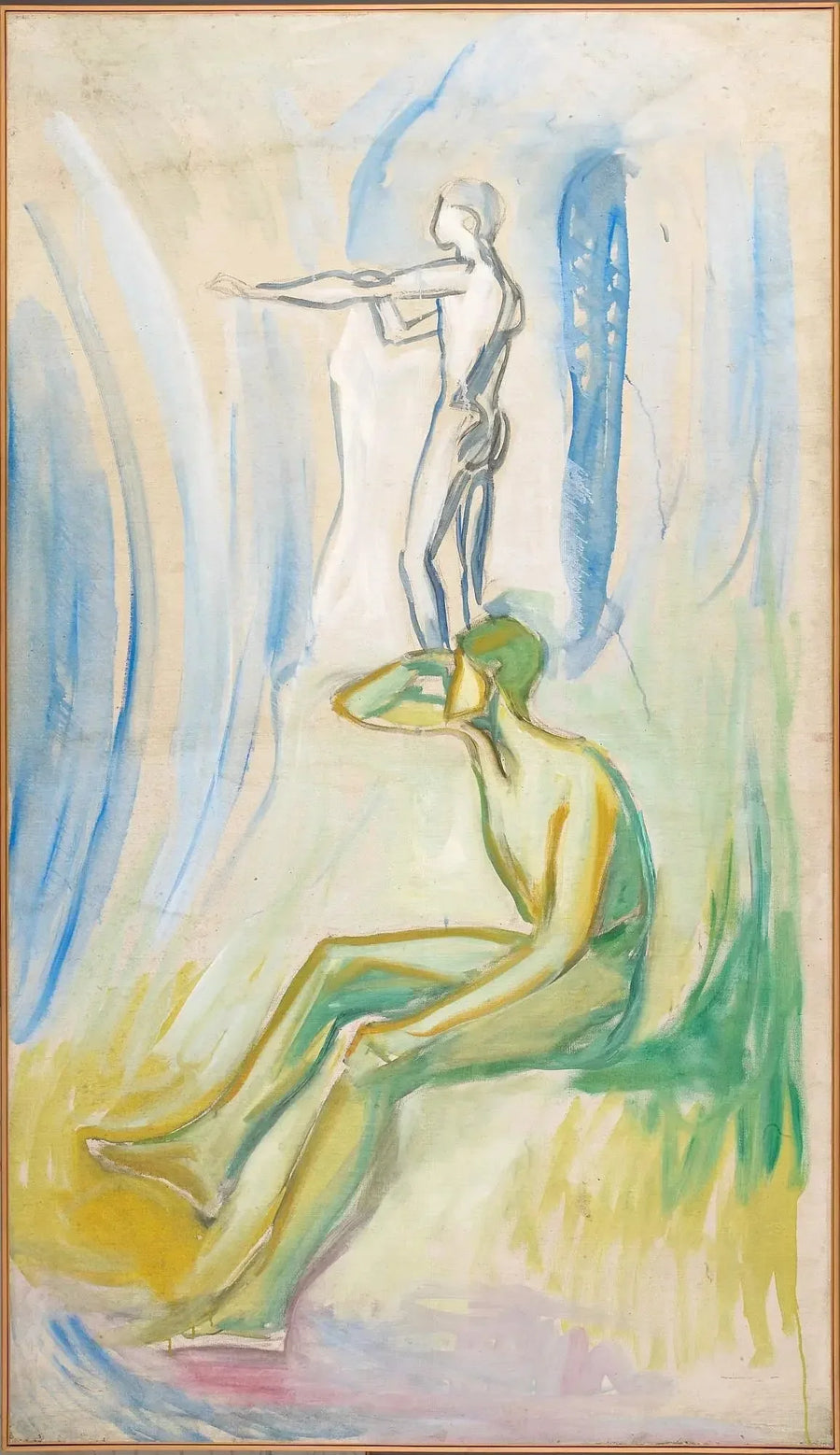 Männer, die sich der Sonne zuwenden - Edvard Munch