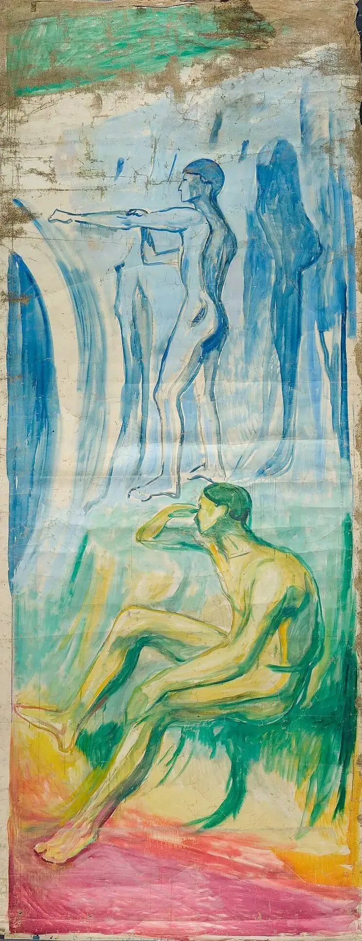 Männer, die der Sonne zugewandt sind - Edvard Munch