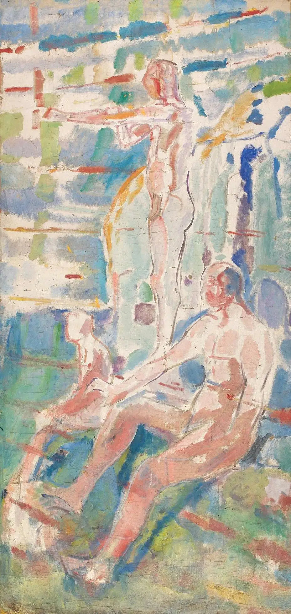 Reproduction du tableau « Hommes tournés vers le soleil - Edvard Munch » par Alpha Reproduction en peinture à l’huile