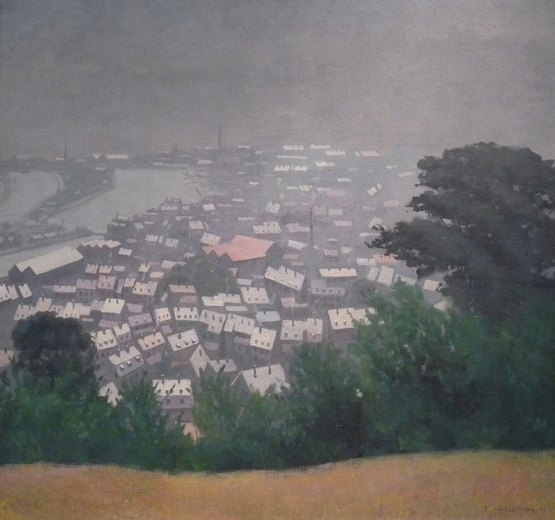 Honfleur im Nebel - Félix Vallotton