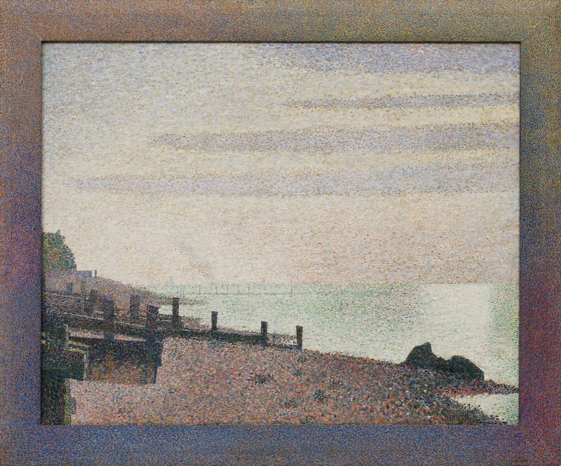 Honfleur, ein Abend, Mündung der Seine - Georges Seurat