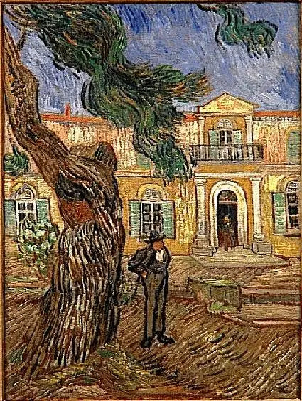 Hôpital Saint-Paul à Saint-Rémy-de-Provence - Vincent van Gogh image 1 reproduction de peinture à l’huile
