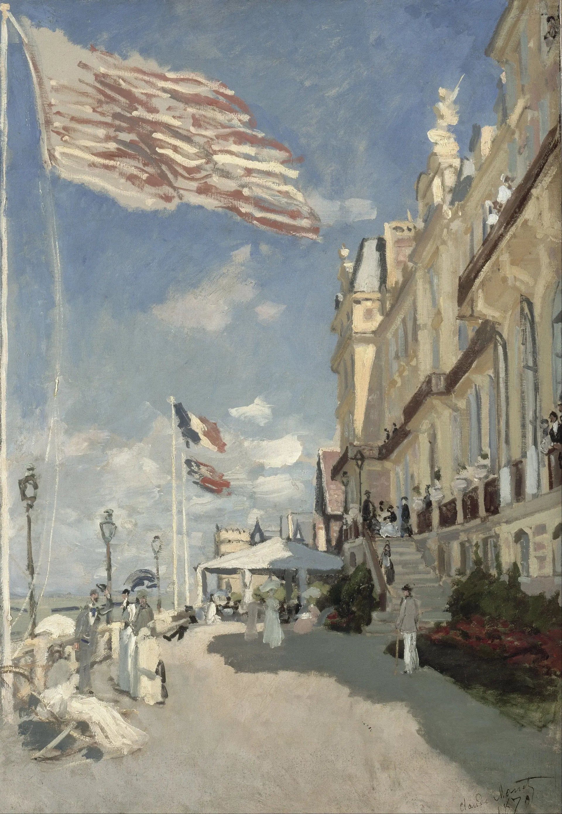 Hôtel des Roches Noires, Trouville - Claude Monet image 1 tableau peint à l’huile sur toile