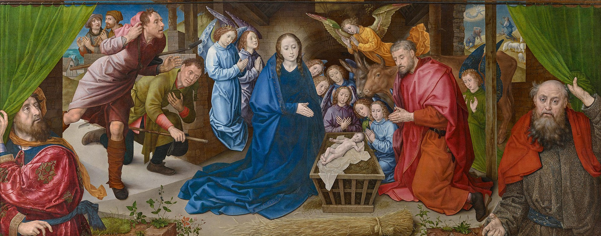 Le Retable Portinari : Adoration des bergers - Hugo van der Goes
