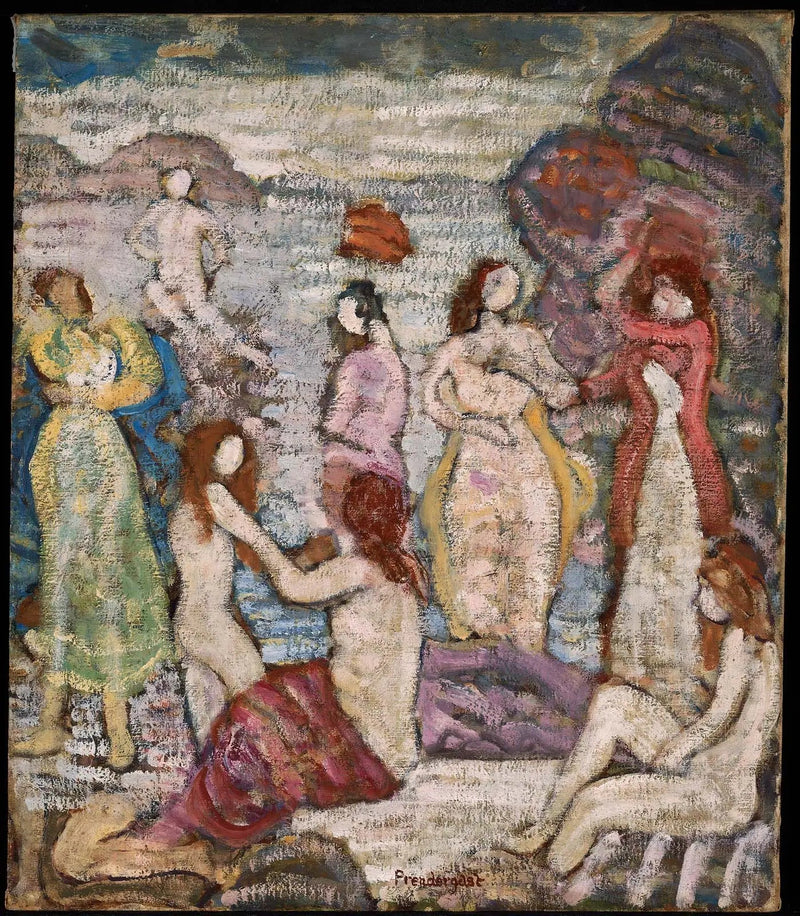 Acht Badegäste - Maurice Prendergast