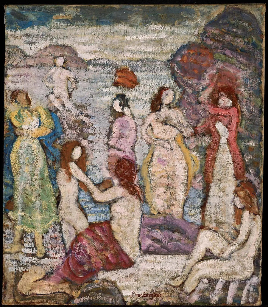 Acht Badegäste - Maurice Prendergast