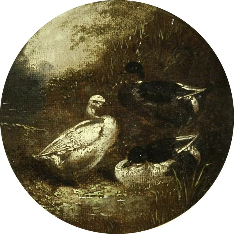 Acht kreisförmige Bauernhofszenen: Enten - John Frederick Herring, Sr.