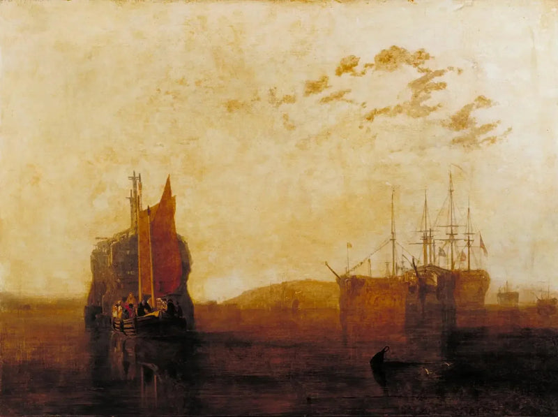 Hulks in der Tamar - J. M. W. Turner