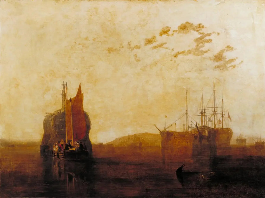 Hulks in der Tamar - J. M. W. Turner