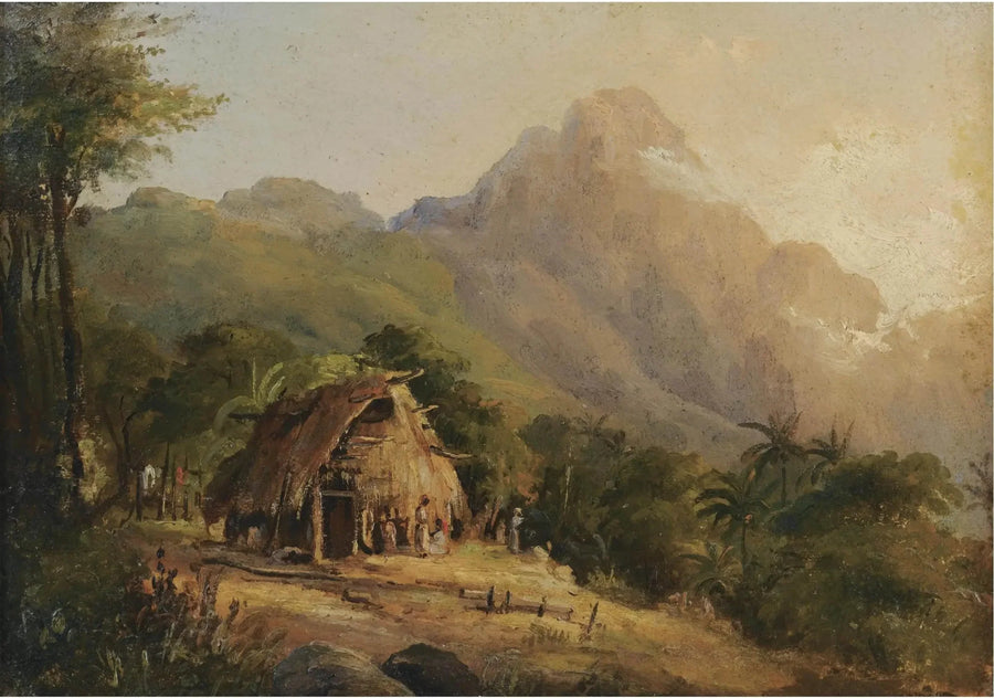 Hütte in einer Berglandschaft, Galipan - Camille Pissarro