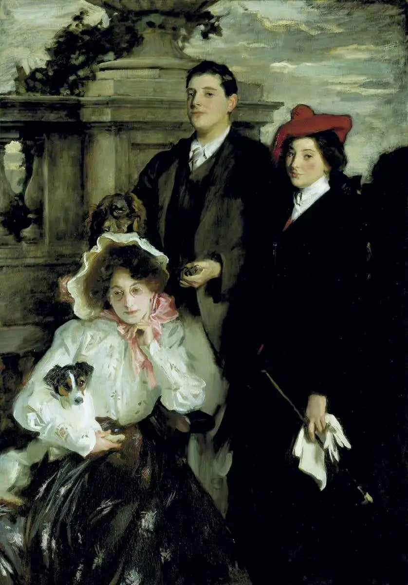 Hylda, Almina und Conway, Kinder von Asher Wertheimer - John Singer Sargent