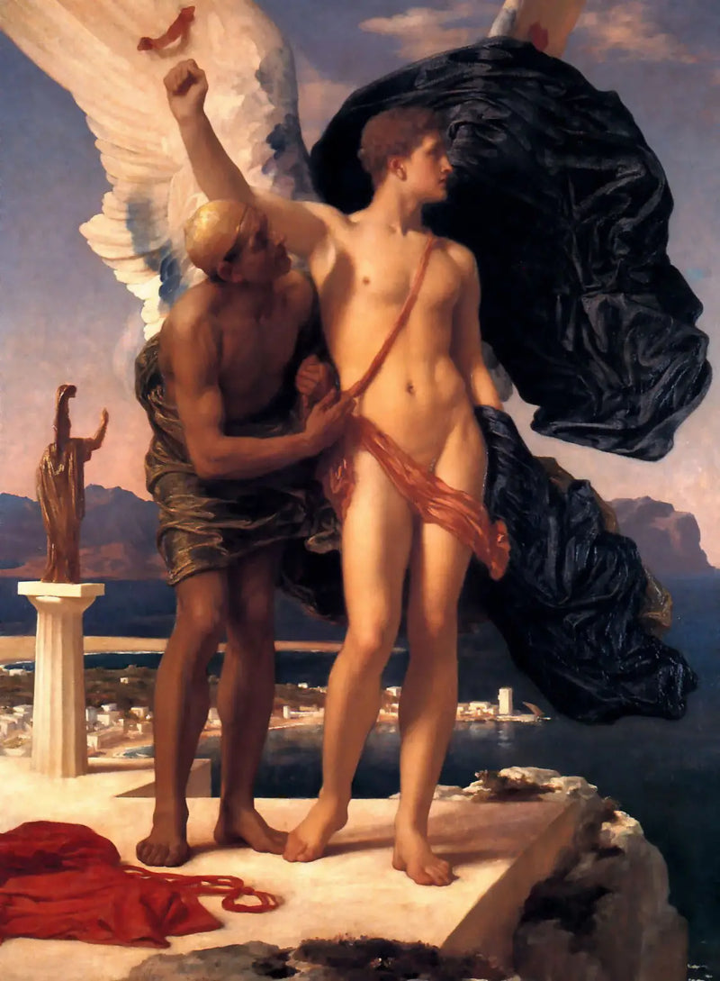 Icare und Dädalus - Frederic Leighton