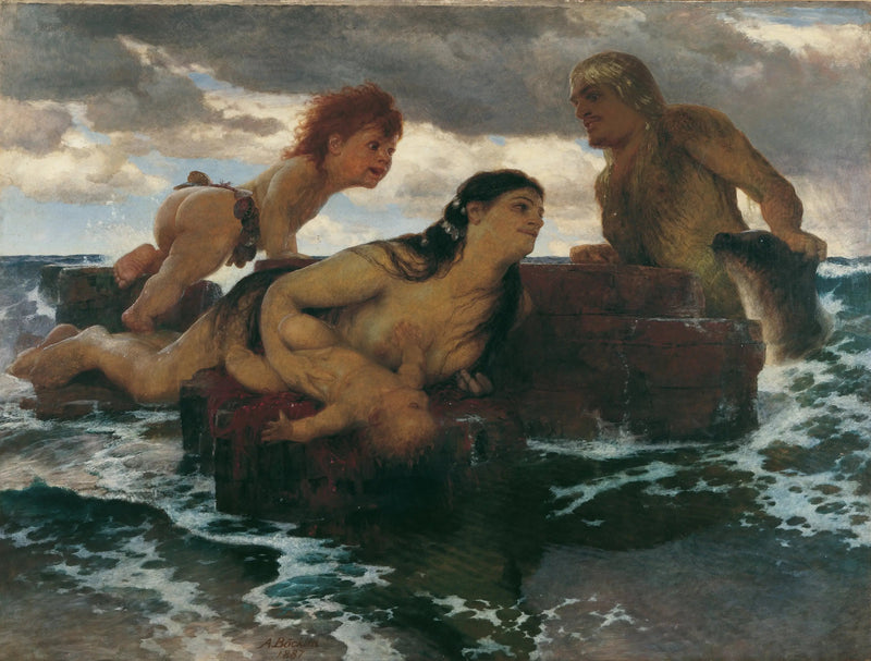 Idyll am Meer - Arnold Böcklin