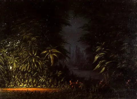 Ignis Fatuus - Zurumati - George Catlin image 1 tableau peint à l’huile sur toile