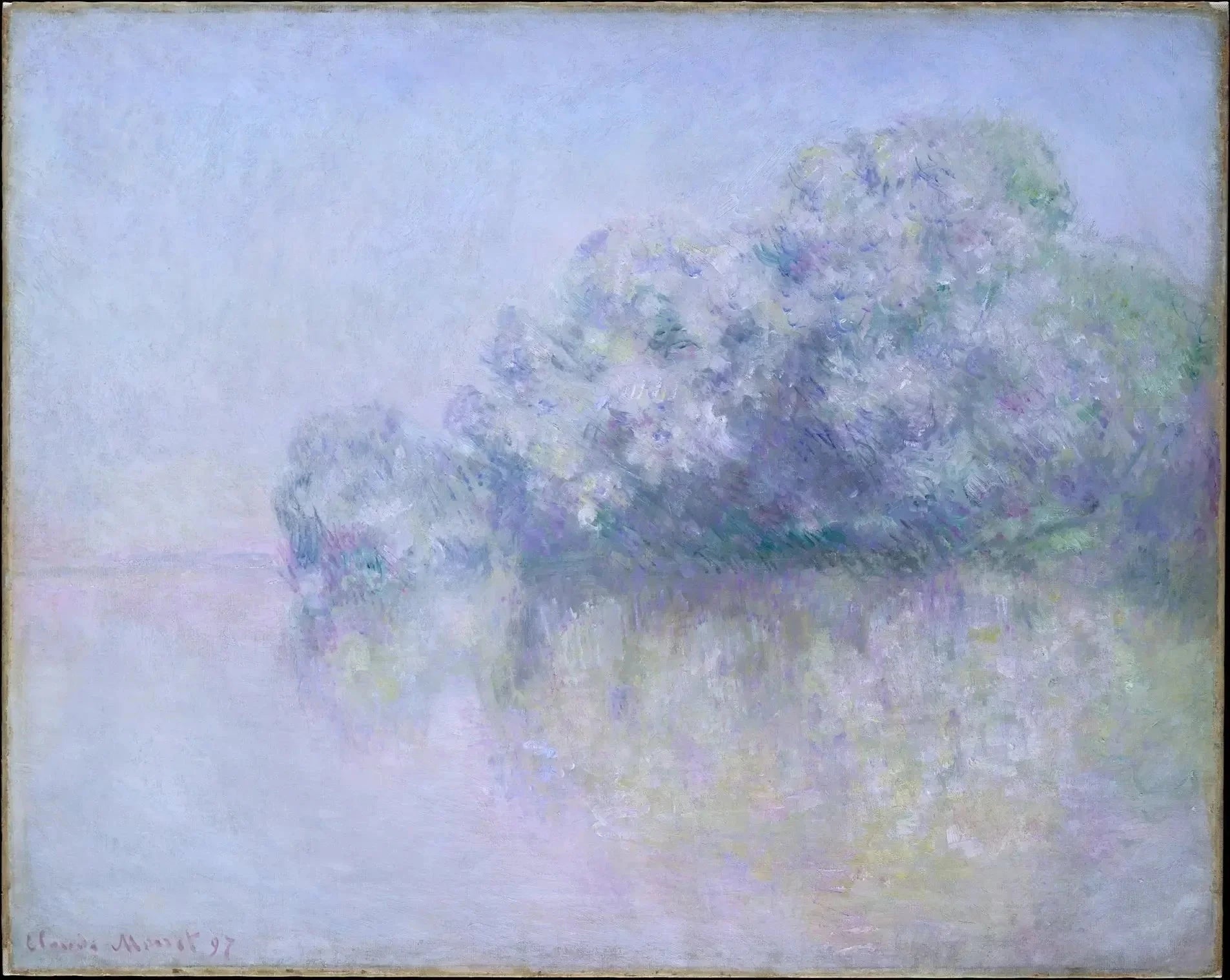 L’Île aux Orties près de Vernon de Claude Monet, 1897 – Metropolitan Museum of Art 60.154, Wildenstein 1491