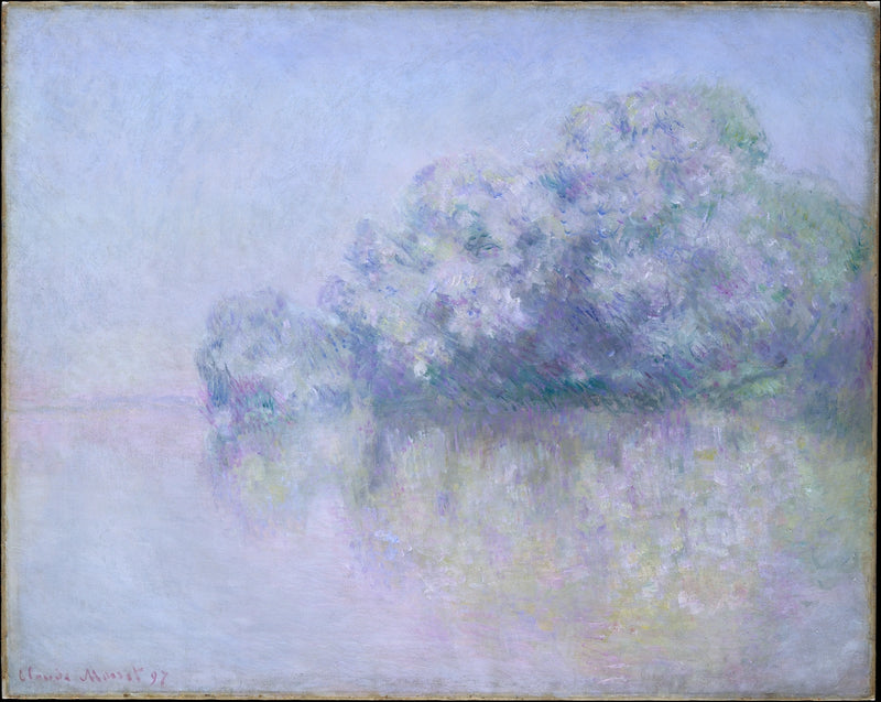 Die Brennnesselinsel, Giverny - Claude Monet